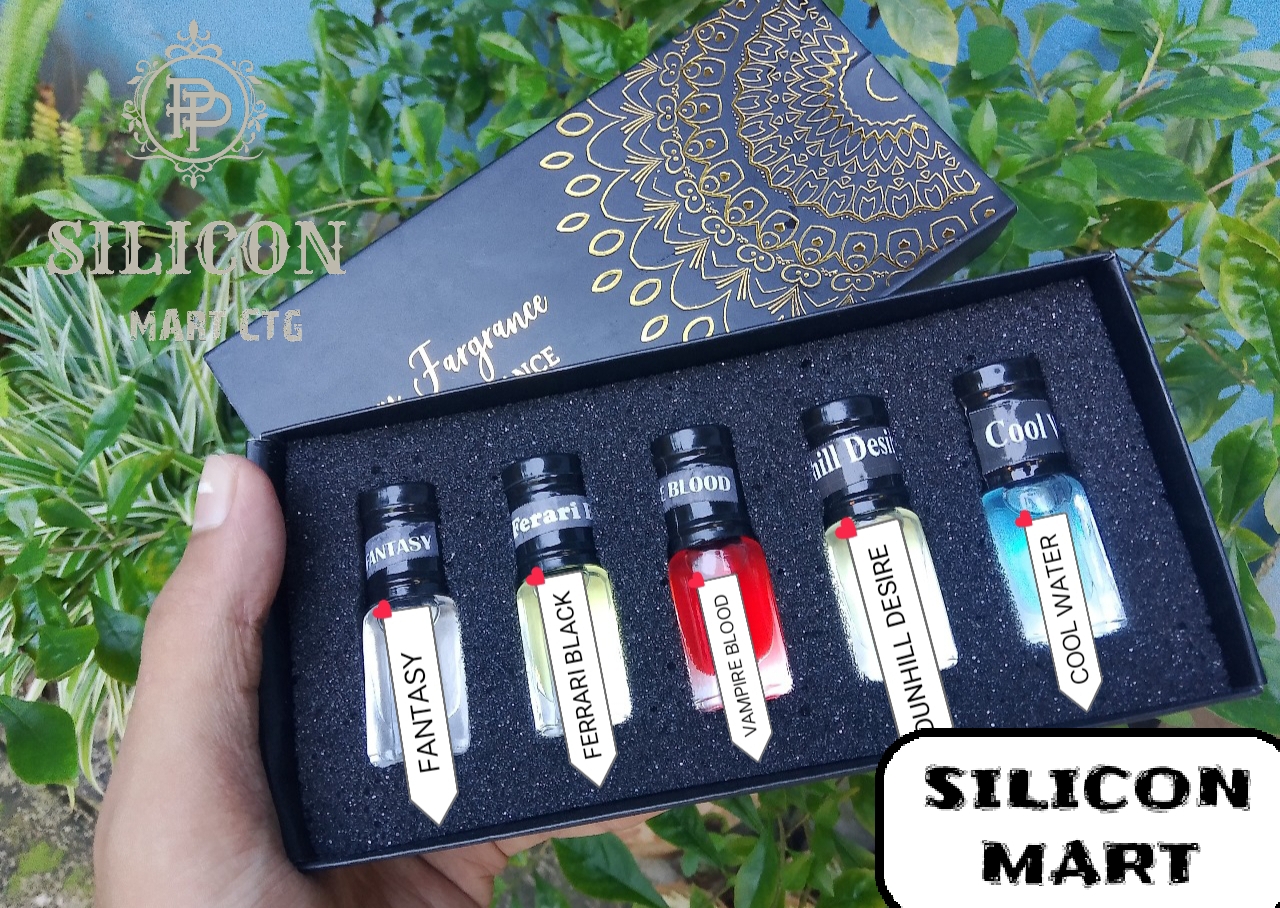 Soft Perfume Type Attar for Gift - Attar Combo Pack 5 in 1 for Men & Women