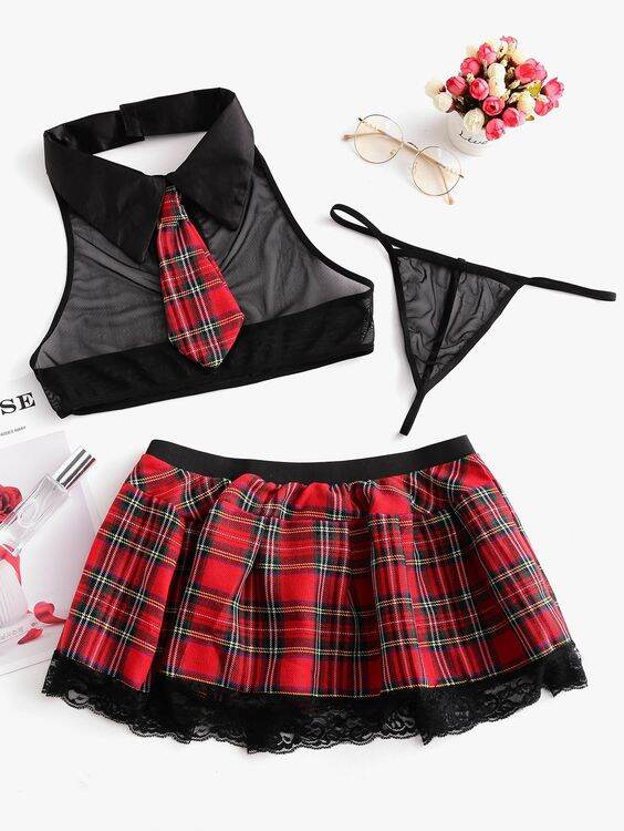 role play student uniforms  lingerie