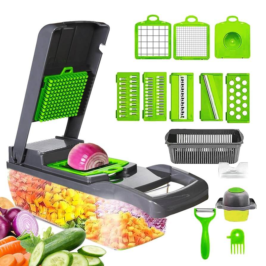 14 in 1 Vegetable Chopper Multi-Function Kitchen Vegetables Cutter