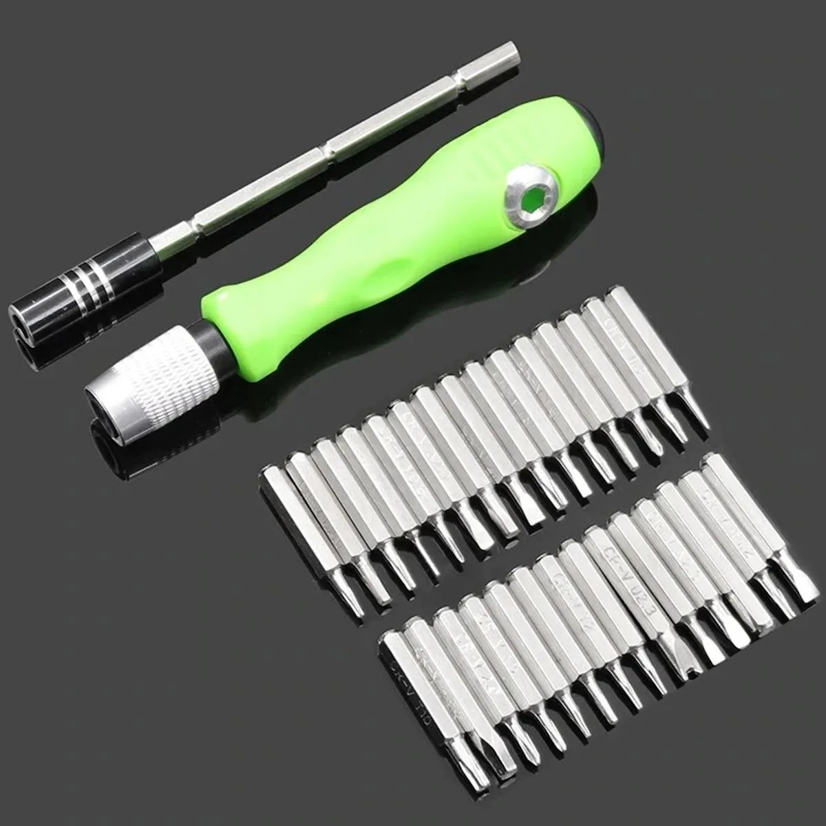 Multifunctional Portable 32 in 1 Precision Screwdriver Tool Set made of ABS Material