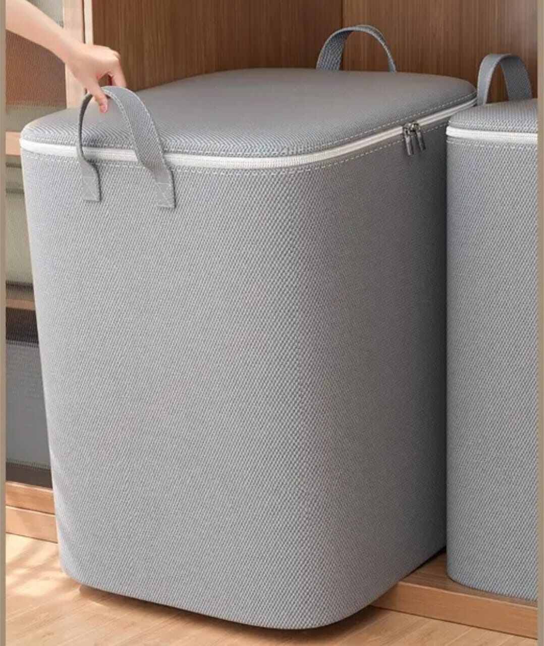 Fashionable Quilt Storage Bags Large Capacity Blankets Organizer, Cloth Organizer.
