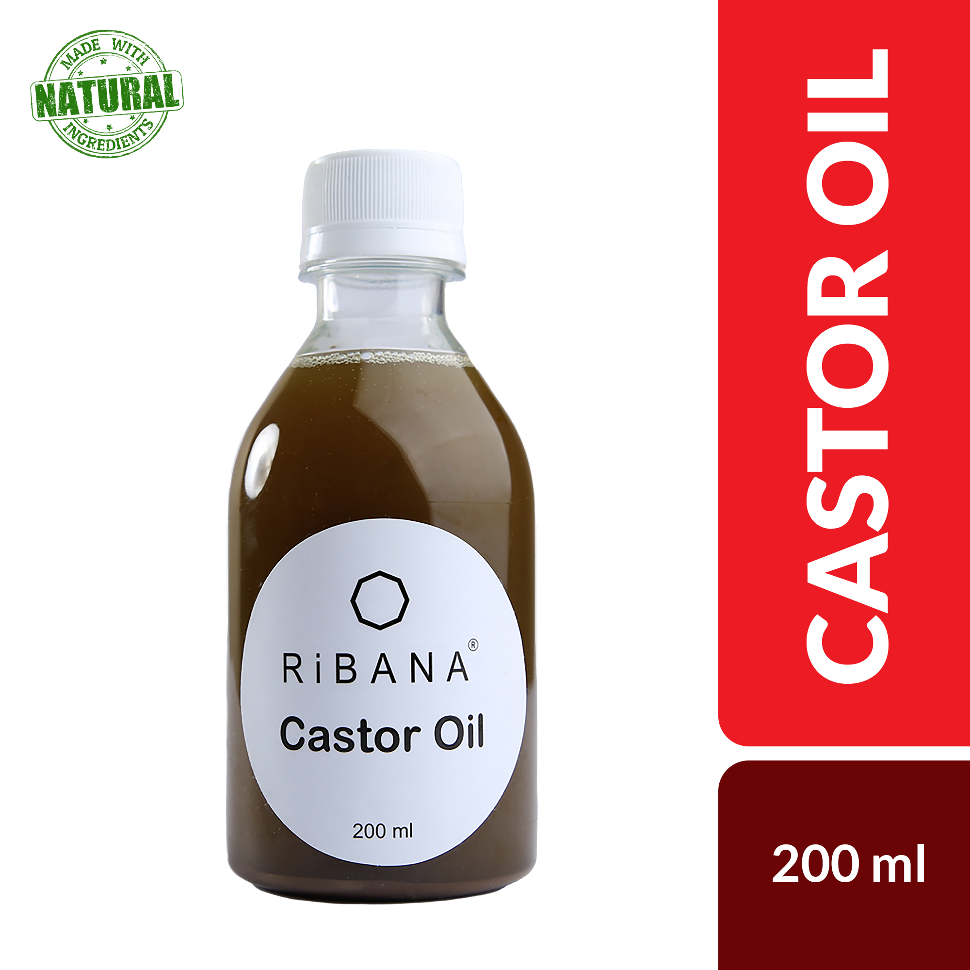 Ribana Organic Castor Oil - 200ml