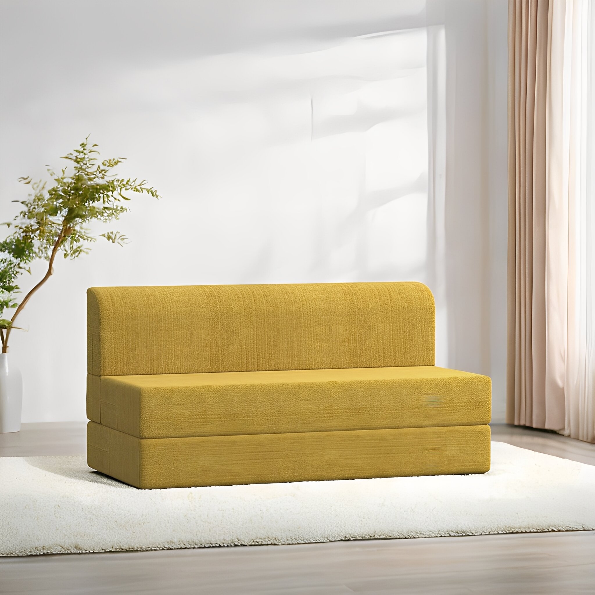 Regal Sofa-Cum-Bed-Yellow (Double) SCB-205-6-2-07(DOUBLE) 992638