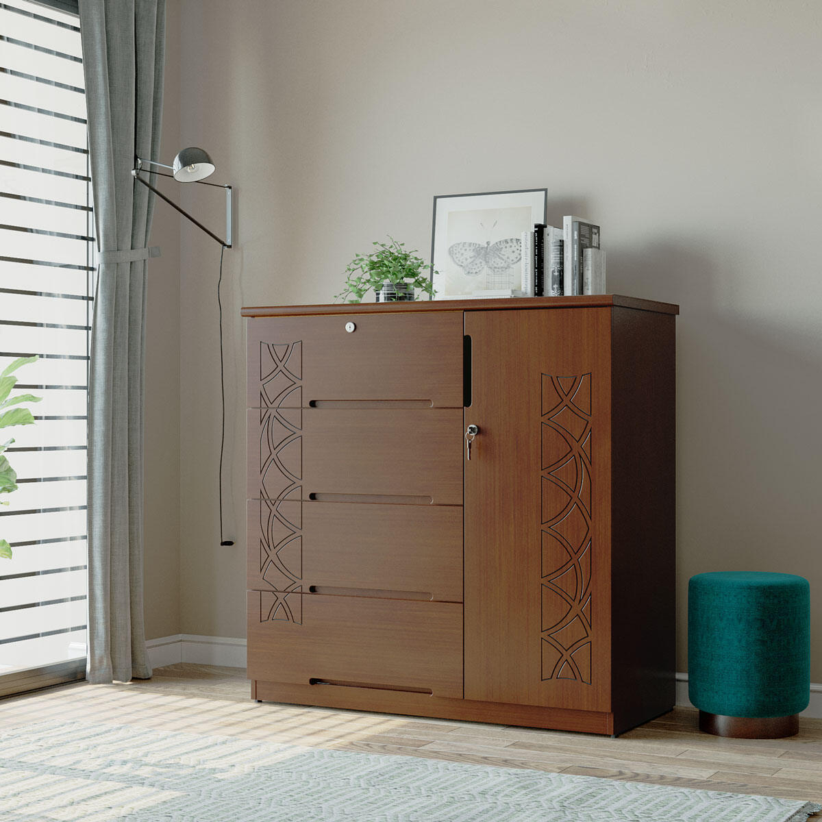 Regal Roma Wooden Wardrobe  Wdh-363-3-1-20   992492