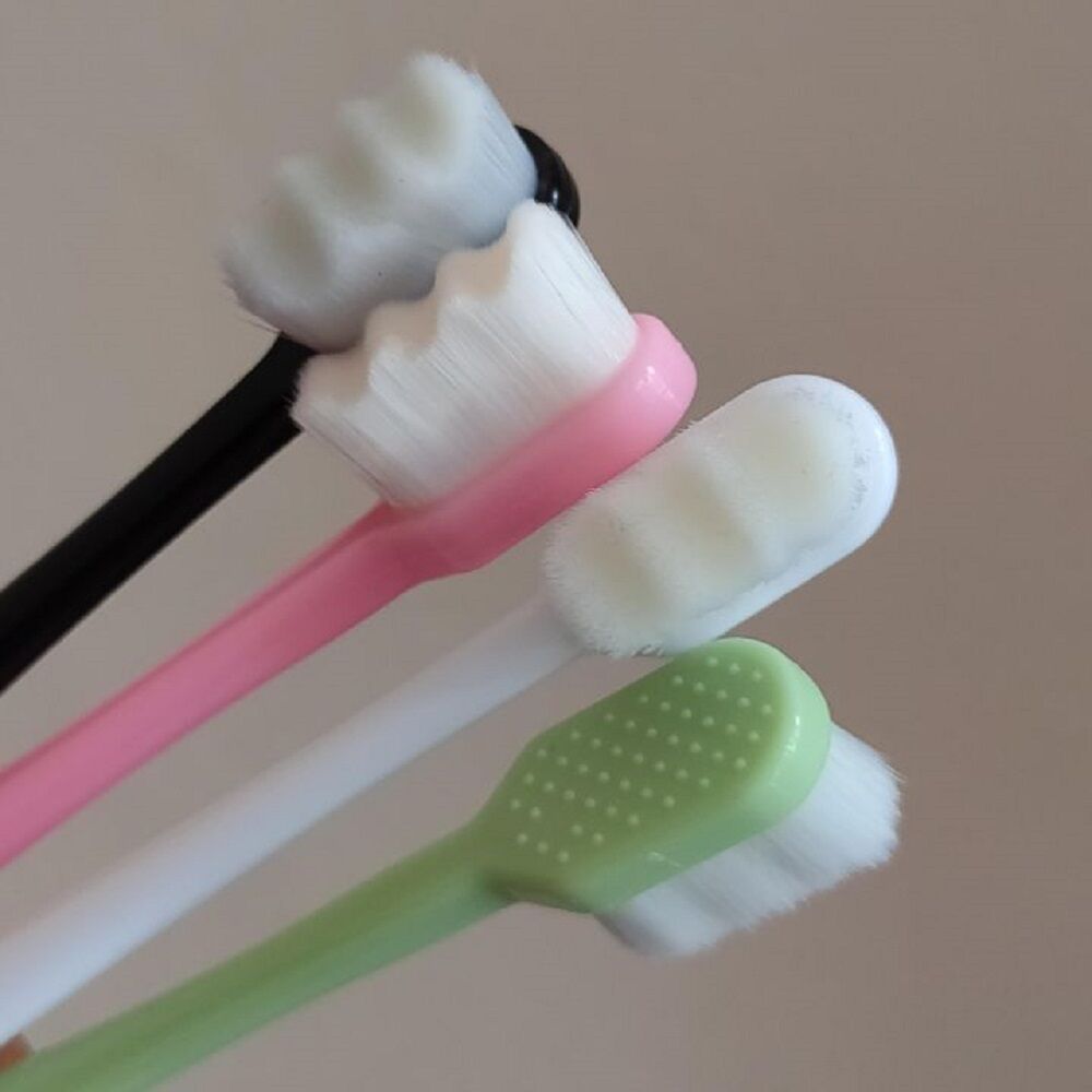 Super Soft Microfiber Tooth Brush Ultra Soft-Bristled Toothbrush Micro Nano Bristle 10K fine soft hair
