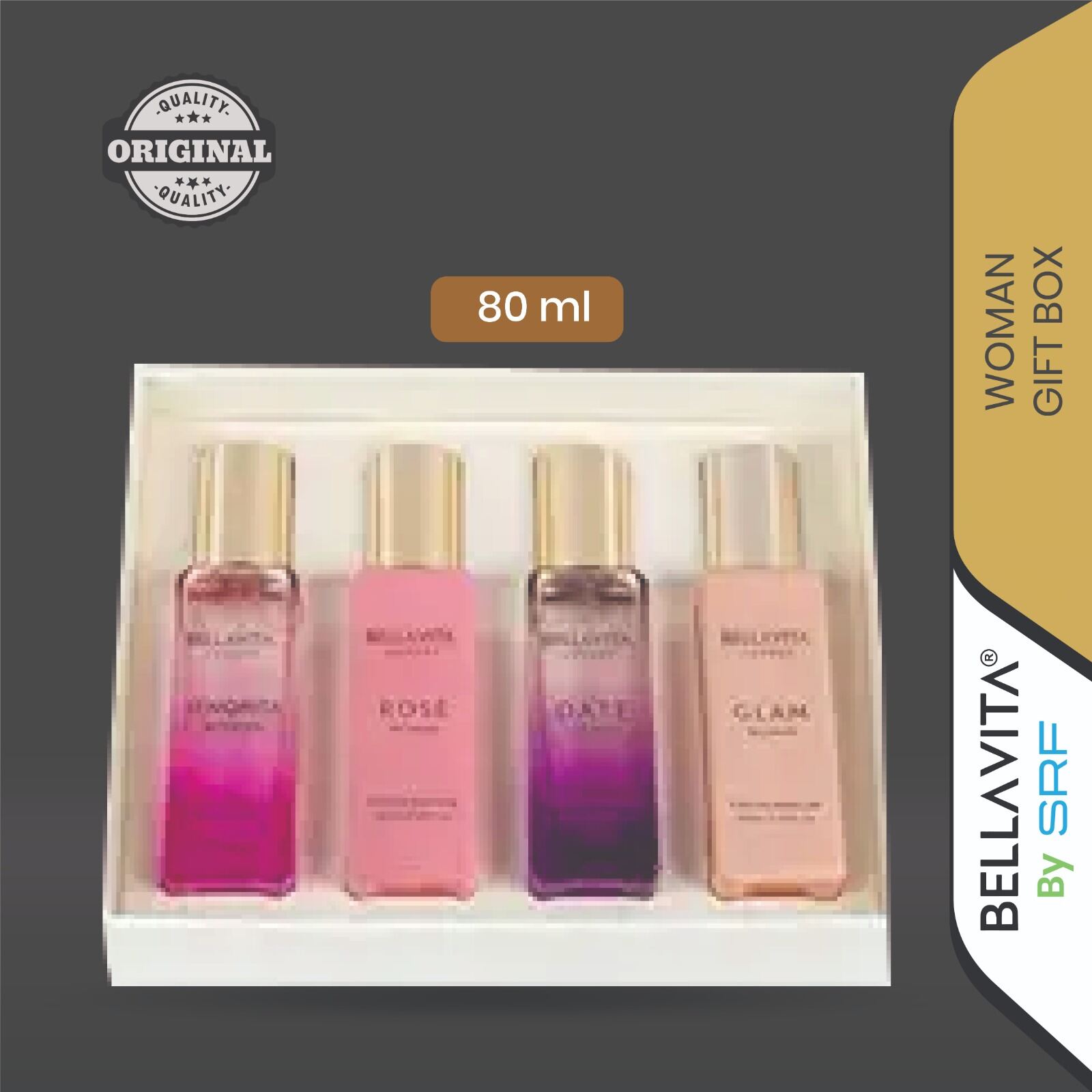 Bella Vita Luxury Perfume Gift Set For Women (20 Ml X 4)