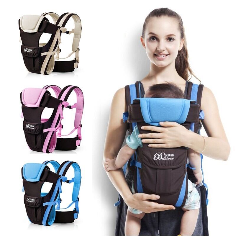 4-in-1 Premium Stylish High-Quality Baby Carrier with Strong Belt  Bag