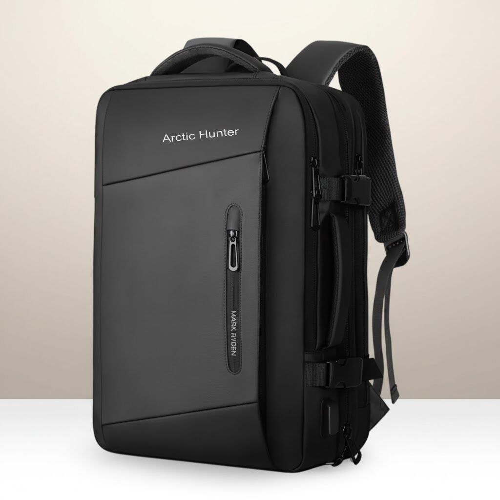 Arctic Hunter Pro Bags for Men - Anti-Theft Backpack - Built-in Lock