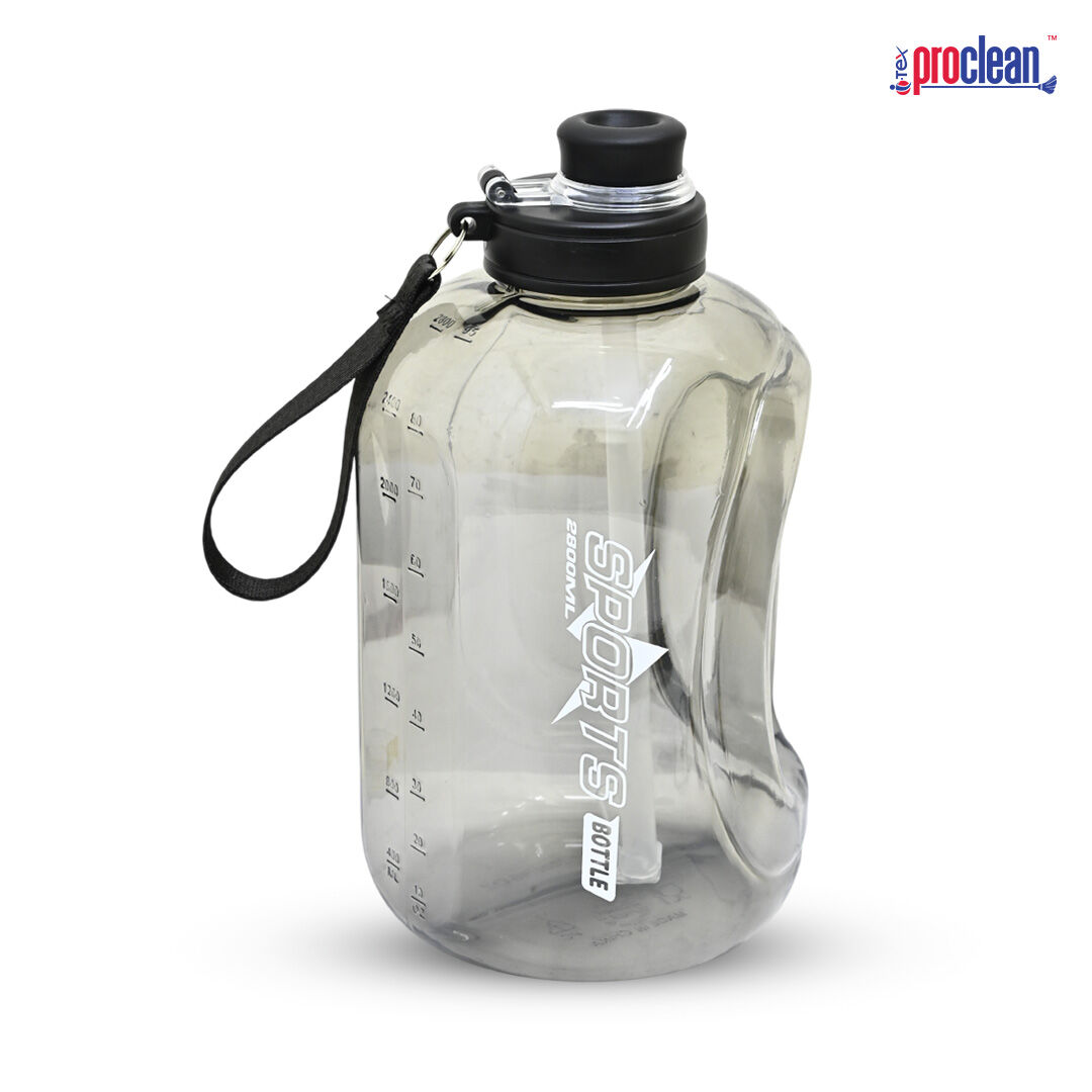ProX Large Capacity Water Bottle 2800ml Sports Water Bottle WB-2548 with Straw. Portable Camping, Gym ,Cycling Cup for Sports and Fitness